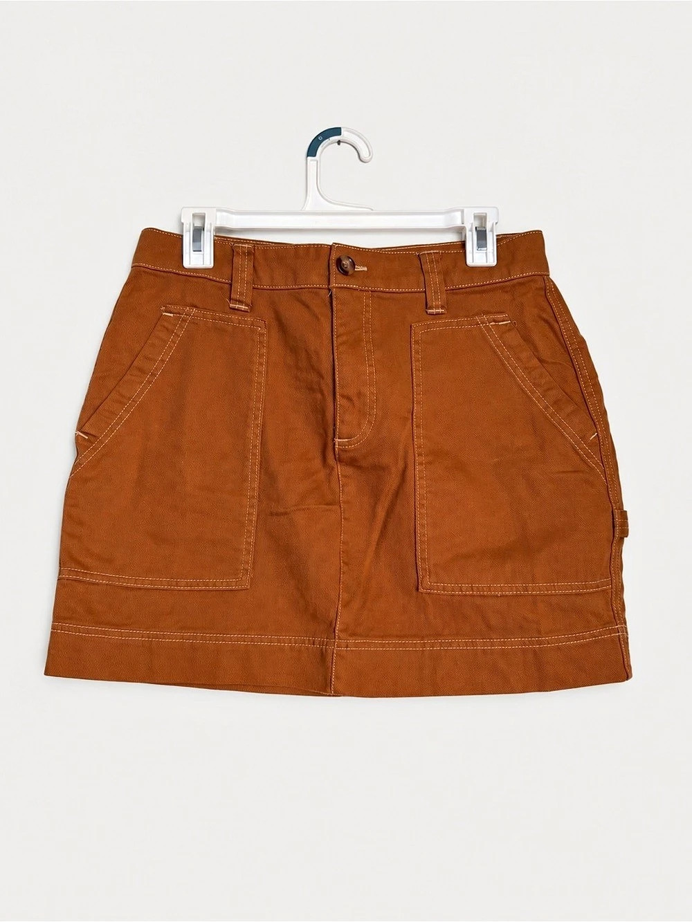 Old Navy Rust Utility Mini Skirt Size 8